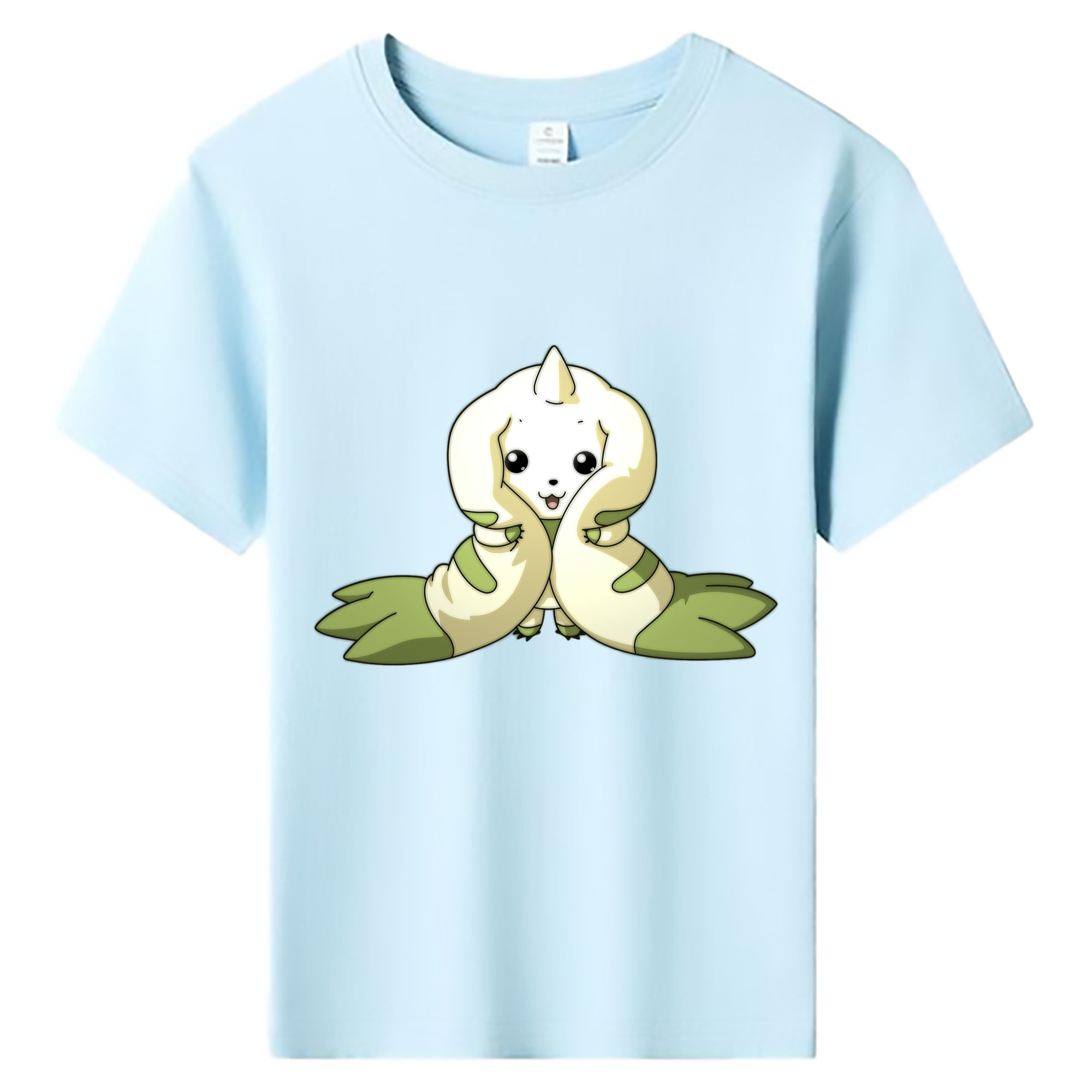（画像用） Digimon デジタルモンスター/デジモン 綿100％キッズTシャツ（フロントプリント）